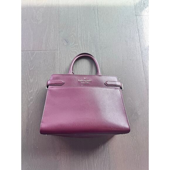 Kate Spade Staci Leather Satchel Shoulder PurseUsed
